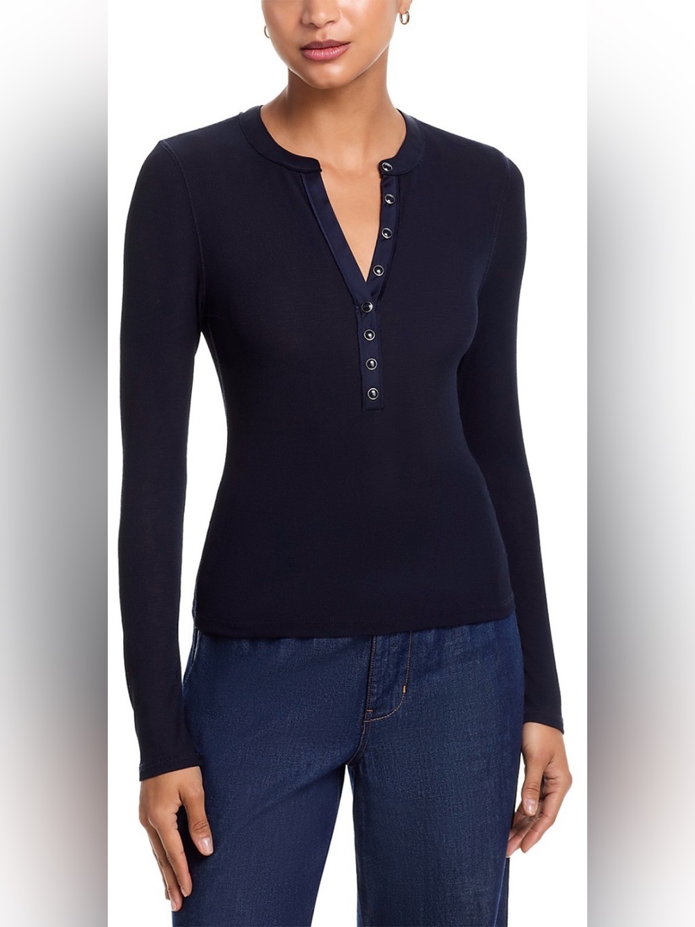Veronica Beard Drexler Top in Navy